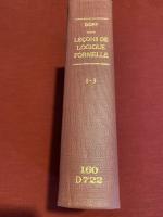 Lecons de logique formelle vol1-3
