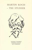 Martin Koch - tre studier (sign. av Ingemar Algulin)