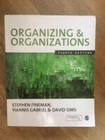 Organizing & Organizations