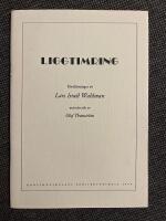 Liggtimring : Föreläsningar