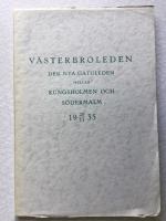 V&auml;sterbroleden den nya gatuleden mellan Kungsholmen och S&ouml;dermalm