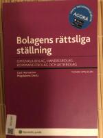 Bolagens r&auml;ttsliga st&auml;llning : om enkla bolag, handelsbolag, kommanditbolag och aktiebolag