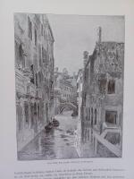 Venezia &ndash; beschrieben von Henry Perl mit original-zeichnungen von Ettore Tito, Tony Grubhofer, Luigi Cima, Mainardo Pagani, Cesare Laurenti, Egisto Lancerotto, Guglielmo Berti, Emanuele Brugnoli, Millo Bortoluzzi.  - Med skeppsredarens och konstmecenaten Werner Lundqvists exibris. 