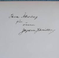 Sk&aring;nes Konstf&ouml;rening 1904-1924 - (Privatinbundet helklotband med dedikation av &Ouml;sterlenprofilen Yngve von Schmidten)