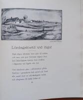 Sk&aring;nes Konstf&ouml;rening 1904-1924 - (Privatinbundet helklotband med dedikation av &Ouml;sterlenprofilen Yngve von Schmidten)