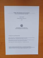 Public administration and corruption : how to get the institutions that work