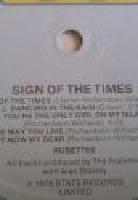 SIGN OF THE TIMES
