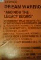 AND NOW LEGACY BEGINS