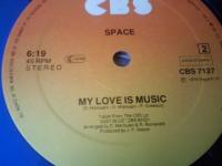MY LOVE IS MUSIC BL&Aring; VINYL