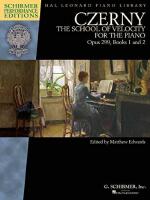 Czerny - School of Velocity, Op. 299: For the Piano, Book 1 and 2 