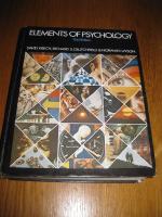 Elements of psychology