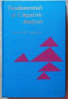 Fundamentals of linguistic analysis