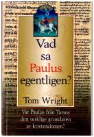 Vad sa Paulus egentligen? : [var Paulus fr&aring;n Tarsos den verklige grundaren av kristendomen?]