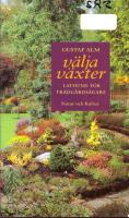 Alm, G/V&auml;lja v&auml;xter Lathund f&ouml;r tr&auml;dg&aring;rds&auml;gare
