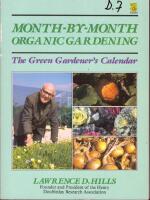 Month by Month  organic gardenening