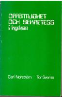 Offentlighet och sekretess i kyrkan