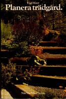 Planera tr&auml;dg&aring;rd