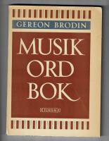 Musikordbok