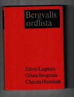 Bergvalls ordlista