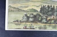 BERGKVARA SLOTT, Småland. Handkol. kopparstick ur "Suecian" 
