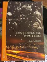 Introduktion till kriminologi