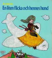 En liten flicka och hennes hund
