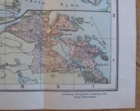 Axel Gillbergs Plankarta &ouml;fver Stockholm med omgifningar