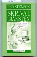 Skriva i tj&auml;nsten