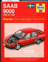 Saab 9000 (1985 - 1995) Haynes Repair Manual