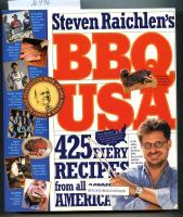 BBQ USA. 425 Fiery Recipes from all across America