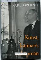 Konst, k&auml;nnare, k&ouml;pm&auml;n