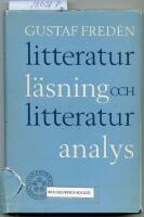 Litteraturl&auml;sning och litteraturanalys