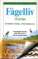 F&aring;gelliv i Europa : levnadss&auml;tt, ekologi, artbest&auml;mning m.m