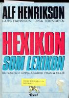 Hexikon som lexikon
