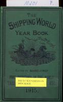 The Shipping World Year Book and Port Directory 1915