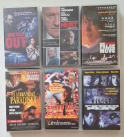ONE WAY OUT + HEIST - sista st&ouml;ten + ONE FALE MOVE + P&Aring; ANDRA SIDAN PARADISET + ENTER THE EAGLES + POWER PLAY. ( 6 styck VHS-filmer till fyndpris).