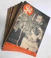 Tidskriften SE Komplett &aring;rg&aring;ng 1950. Nr. 1-52 + Minnesnummer (Konungen &auml;r d&ouml;d)