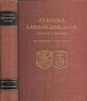 Svenska landskapslagar. F&ouml;rsta serien - &Ouml;stg&ouml;talagen och Upplandslagen