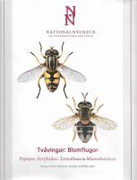 Nationalnyckeln till Sveriges flora och fauna. Tv&aring;vingar: blomflugor. Diptera : syrphidae: eristalinae & microdontinae