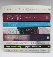 8 st. OATES b&ouml;cker: Broke heart blues + Middle age, a romance + The tattooed girl + Mother, missing + Little bird of heaven + A fair maiden + Rape, a love story + The museum of dr. Moses 