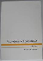 Pedagogisk Forskning i Sverige 2006 &Aring;rg. 11 Nr 2  