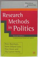 Research methods in politics