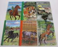 6 st. EMILY b&ouml;cker: Emily &auml;ntligen (3) + Emily &auml;nd&aring; (4) + Emily s&auml;tts p&aring; prov (6) + Emily p&aring; tv&auml;ren (7) + Emilys beslut (8) + Emilys nya liv (9)
