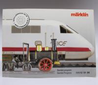 M&auml;rklin 1991/92 Samlat utbud Samlet program SV DK katalog - Modellj&auml;rnv&auml;gen 100 &aring;r 