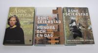 3 st. &Aring;SNE SEIERSTAD volymer: Bokhandlaren i Kabul + Hundra och en dag + Med ryggen mot v&auml;rlden (OU)