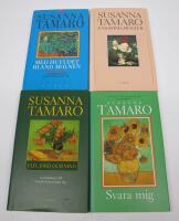4 st. SUSANNA TAMARO b&ouml;cker: Med huvudet bland molnen + Ensamma r&ouml;ster + Eld, jord och vind + Svara mig