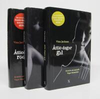 3 st. b&ouml;cker &Aring;TTIO DAGAR serien: 1. &Aring;ttio dagar gul 2. &Aring;ttio dagar bl&aring; 3. &Aring;ttio dagar r&ouml;d