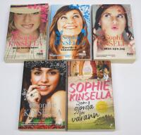 5 st. SOPHIE KINSELLA b&ouml;cker: Mina hemligheter + Karri&auml;r & k&ouml;ksbesv&auml;r + Mitt nya jag + Nya kontakter + Som gjorda f&ouml;r varann