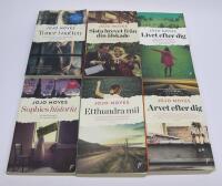 6 st. JOJO MOYES b&ouml;cker: Toner i natten + Sista brevet fr&aring;n din &auml;lskade + Livet efter dig + Sophies historia + Etthundra mil + Arvet efter dig