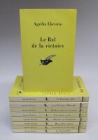 9 st. AGATHA CHRISTIE b&ouml;cker p&aring; FRANSKA: Le Train Bleu + Le Couteau sur la nuque + Dix petits n&egrave;gres + Meurtre au champagne + Un, deux, trois... + Rendez-vous avec la mort + Les Travaux d'Hercule + La Troisi&egrave;me fille + Le Bal de la victoire